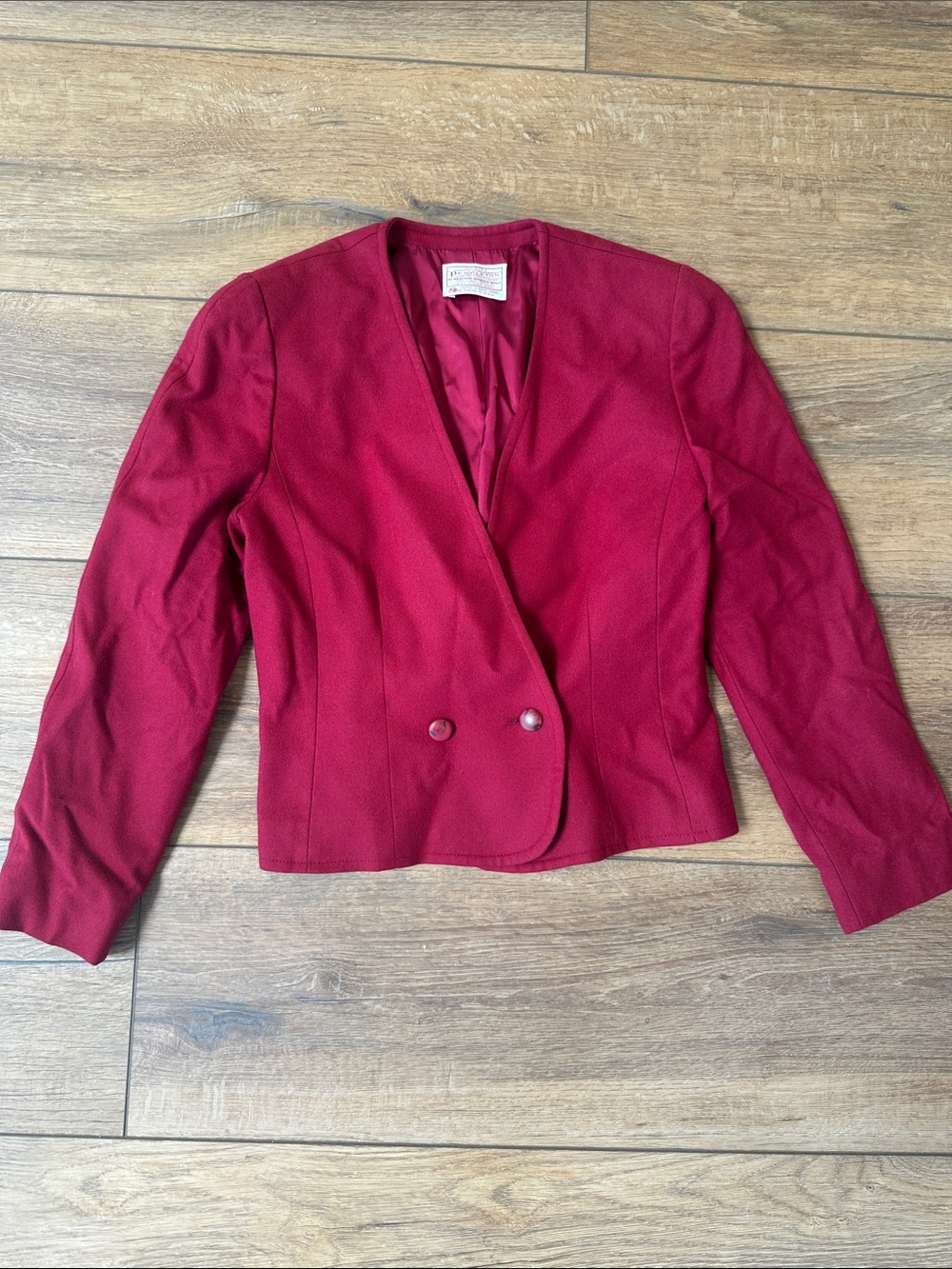 Vintage Pendleton 100% Wool Tailored Blazer
